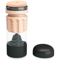 MASTURBATOR VIBRATOR CU LIMBĂ ȘI PROEMINENȚE STIMULATOARE - 73779439 - 3
