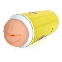 Masturbator realistis buze vagin artificial în tub - 73592076 - 2