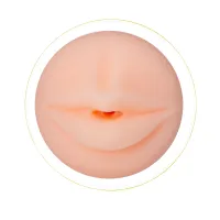 Masturbator realistis buze vagin artificial în tub - 73592076 - 3