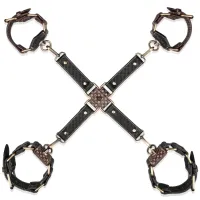 Setul exclusiv BDSM Rebellion cu cătușe pentru fixarea mâinilor și picioarelor - 77147754 - 2