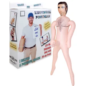 Păpușă gonflabilă de dragoste POȘTAȘ penis 20 cm - 71579101