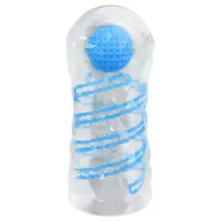 Masturbator masculin strâmt din gel cu bilă pentru masaj vagin artificial - 72130798 - 4