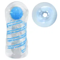 Masturbator masculin strâmt din gel cu bilă pentru masaj vagin artificial - 72130798 - 6