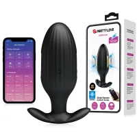 Buton anal vibrator cu electrostimulare 13 opțiuni de vibrație + aplicație - 75410860 - 8