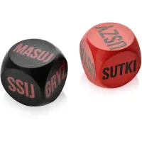 Zaruri erotice Love Dice joc pentru cupluri acțiuni și zone corporale - 75181217 - 2