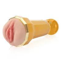 Vagină artificială realistă Carina cu ventuză reglabilă și vibrații - 79767946 - 2