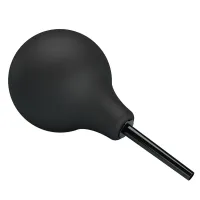 Irigator negru tip pară pentru clismă anală 224 ml - 76650758 - 6