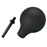 Irigator negru tip pară pentru clismă anală 224 ml - 76650758 - 5
