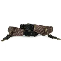 Rebellion ham pentru BDSM din piele curele pentru coapse + cătușe pentru mâini - 75589662 - 8