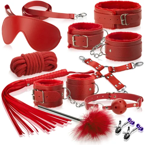 Set complet accesorii BDSM bondage și supunere - 74188695