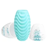 Masturbator masculin discret tip ou, vagin artificial, verde - 74736502 - 4