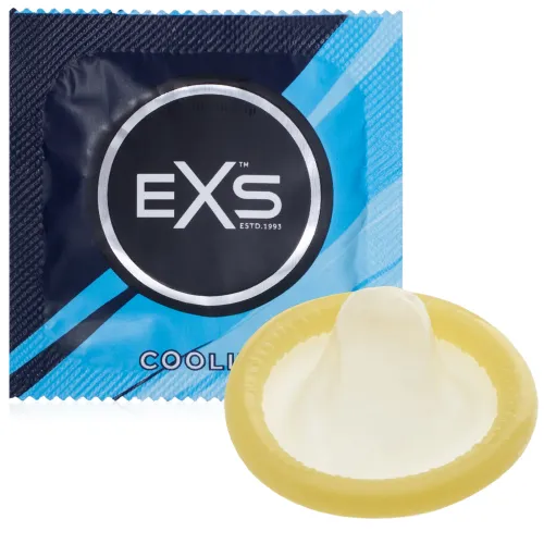 Prezervativ cu gel răcoritor EXS Cooling - 72943480