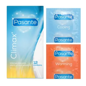 Pasante Climax prezervative răcoritoare și încălzitoare 12 buc  - 74385011
