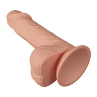 Dildo realist moale cu ventuză culoarea pielii 20,5 cm - 77370387 - 3