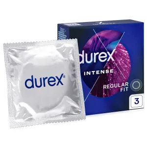 Durex Intense Prezervative cu striații și lubrifiant special 3 buc - 71455409