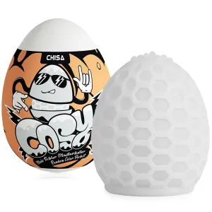 Ou masturbator gel alb cu lubrifiant pentru bărbați - 70203921