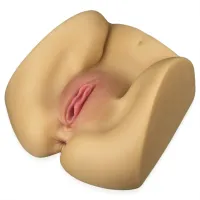 Masturbator masculin realist din material de culoarea pielii, vagin și anus artificial - 78786946 - 5