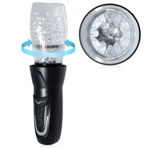 Masturbator rotativ cu mișcare înainte pentru bărbați 100 de funcții - 73712973