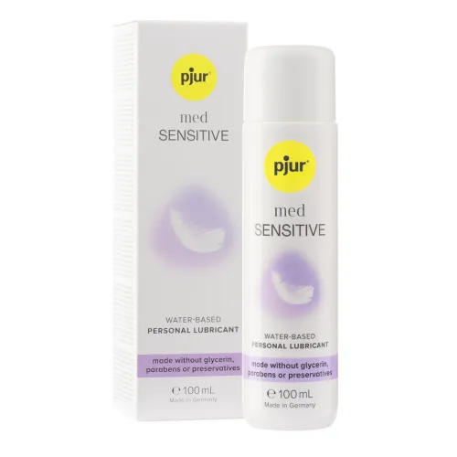 Pjur Med Sensitive lubrifiant vegan blând pe bază de apă 100 ml - 75480427