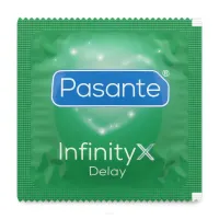 Prezervative pentru întârzierea ejaculării Pasante Infinity X Delay 12 buc - 79986046 - 2