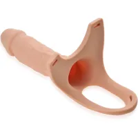 Strap-on cu penis realist de 15cm și curea reglabilă - 71085938 - 2