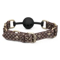 Rebellion dop gag elegant din silicon cu găuri jucărie BDSM pentru cupluri - 78891442 - 6