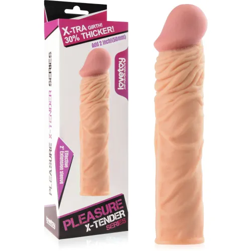 SUPRAPUNERE NATURALĂ  PENIS MAI LUNG CU 5 CM STIMULATOR INTENSIV – 74770595