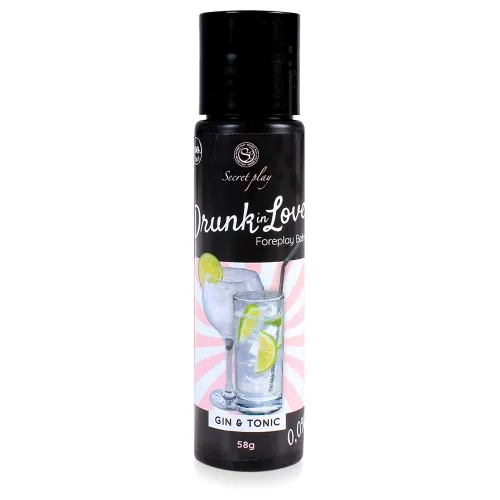 Balsam comestibil pentru jocuri preliminare și mângâieri Gin & Tonic 58 ml - 74713745