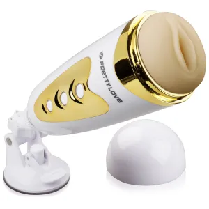MASTURBATOR VIBRATOR CU GEMETEVAGIN ARTIFICIAL ÎNTR-UN TUB UNIC  – 74629047