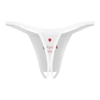 Obsessive Weddya Bride tanga cu deschidere în față lenjerie de mireasă - 72431464 - 2