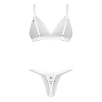 Set Obsessive Weddya Bride în 3 piese lenjerie intimă de mireasă - 76155506 - 5
