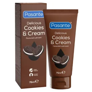 Lubrifiant pe bază de apă cu aromă de biscuiți cu ciocolată Pasante Delicious 75 ml - 77586070