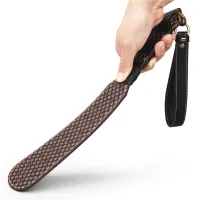 Rebellion paletă solidă din piele BDSM cu model embosat 20 cm - 79032451 - 6