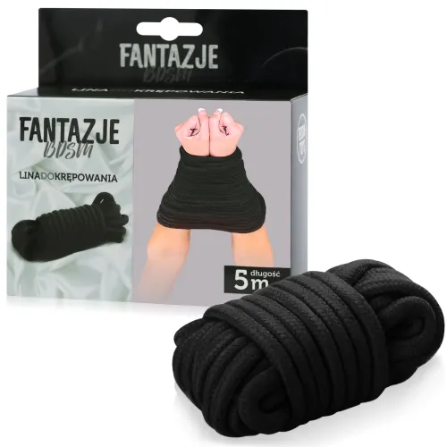 Frânghie rezistentă pentru BDSM 100% bumbac 5m - 77077818