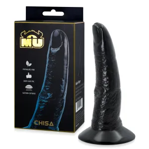 Dildo negru fantasy Degetul Titanului 16 cm cu ventuză - 78467482