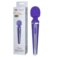 Vibrator baghetă WAND mov, 20 moduri de vibrație + 8 trepte de intensitate - 75201236 - 4