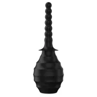 Pară neagră pentru clismă irigator pentru sex anal 330 ml - 73026801 - 3