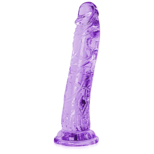 Dildo anatomic violet 21 cm penis artificial flexibil - 74966076