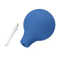 Irigator albastru tip pară pentru clismă anală 224 ml - 73197961 - 2