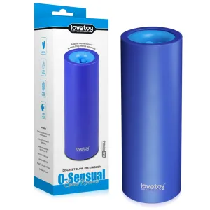 Masturbator albastru, cu două fețe, pentru bărbați, cu protuberanțe - 72809194