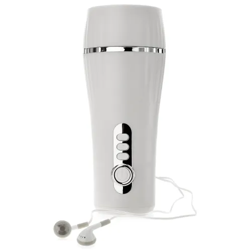 Vagin artificial vibrant cu 36 opțiuni de stimulare, tub alb al plăcerii, păsărica suculentă - 76054162