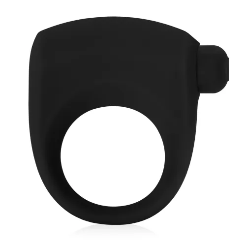 Inel negru pentru erecție pe penis cu vibrații - 71923663